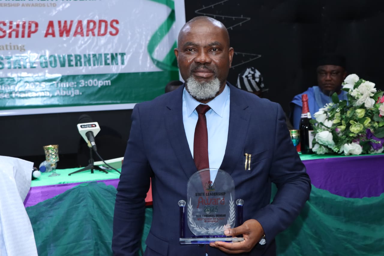 Think Cross River Group Congratulates Gov Otu’s Chief of Staff over National Leadership Award