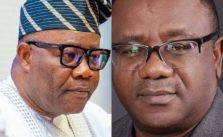 Akpabio Sympathizes with Orok Duke and Wife on Father-in-Law’s Passing