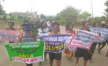 Anambra women protest alleges land grabbing, seeks Soludo’s intervention
