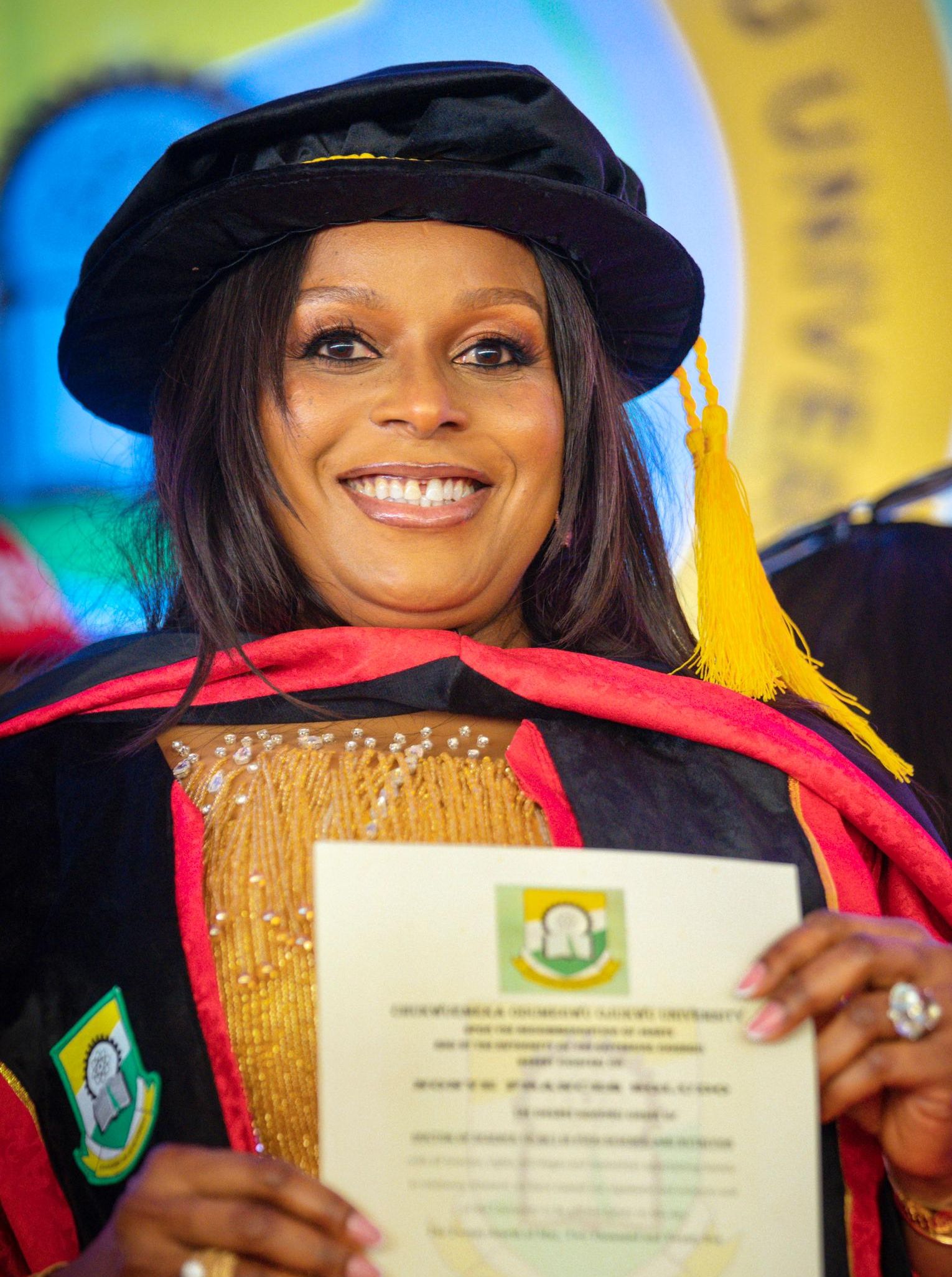 Ojukwu Varsity honoured Soludo’s Wife with Doctorate in Public Health, Nutrition