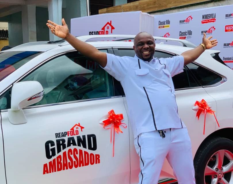 Reapfold Properties rewards realtor with luxury SUV, reiterates commitment to investors in South-East region