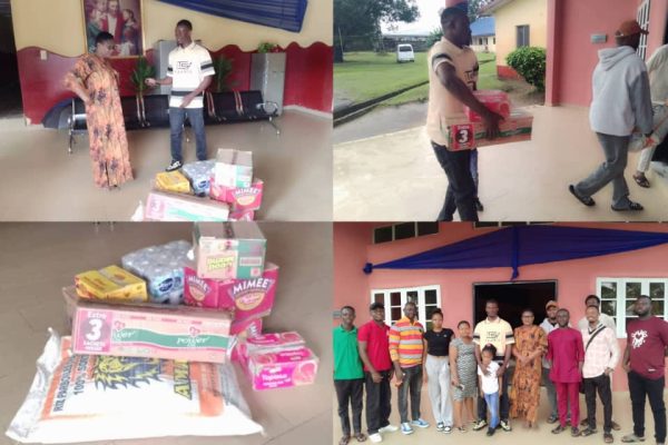 UNICAL Final Year Student Marks Birthday With Orphanage, Donates Food Items, Toiletries