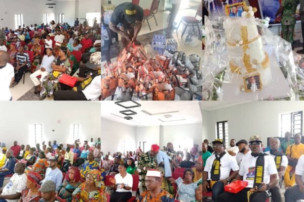 Fusion 196 Celebrates Gov Otu’s Birthday with Grassroot voters in Obanliku