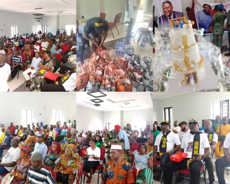 Fusion 196 Celebrates Gov Otu’s Birthday with Grassroot voters in Obanliku