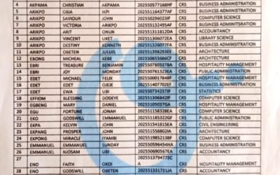 Oden Ewa Foundation Announces Successful Candidates for the 2025 Scholarship Programme at the Federal Polytechnic, Ugep
