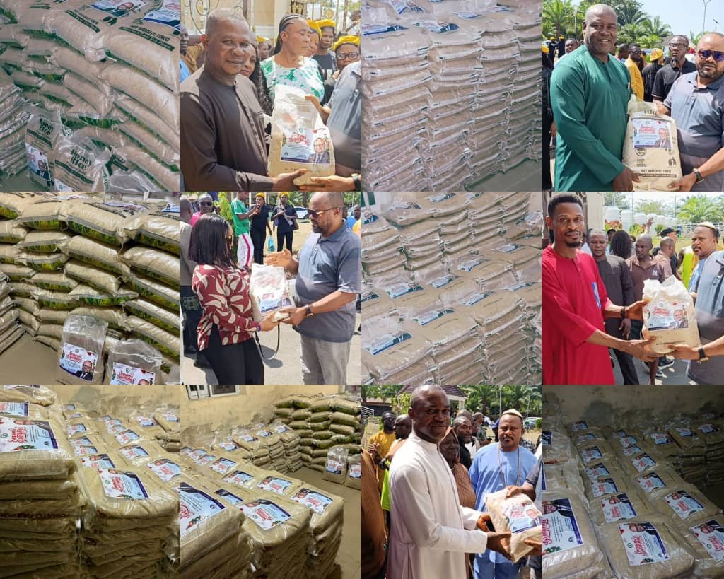 Etung Leadership Reaffirms Endorsement of Gov Otu for Second Term, As Lawmaker Distributes 1,500 Bags of Rice, Cash to Constituents