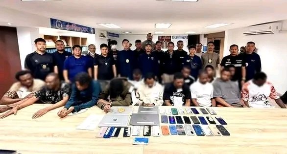 11 Nigerian Men Arrested As Police Bust International Romance Scam Syndicate In Thailand