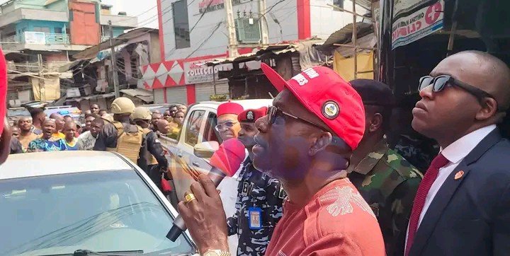 Sit-At-Home: Gov Soludo Leads Soldiers to Shut Down Onitsha Main Market