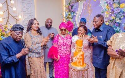 Senator Asuquo Ekpenyong Congratulates Senator Dame Florence Ita Giwa @ 80